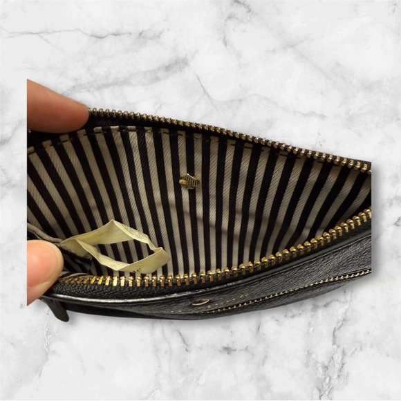 Kate Spade Black Wristlet with Gold Accents - Picture 3 of 3